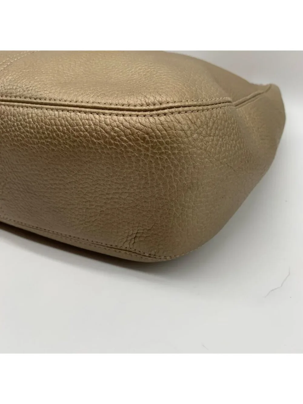 Brighton Barbados Zinc Pearl Pebbled Leather Hobo Bag